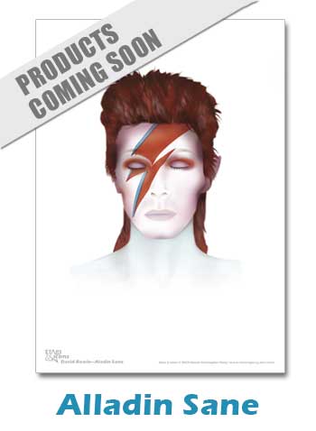 David Bowie Alladin Sane Print