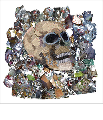 Trash skull