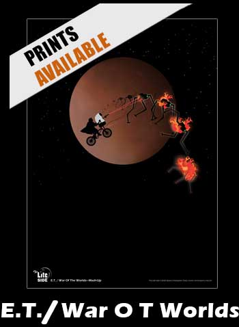 ET War Of The Worlds Mash-Up Prints