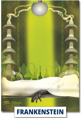 Universal Monsters Frankenstein Print