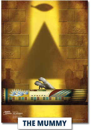 Universal Monsters The Mummy Print