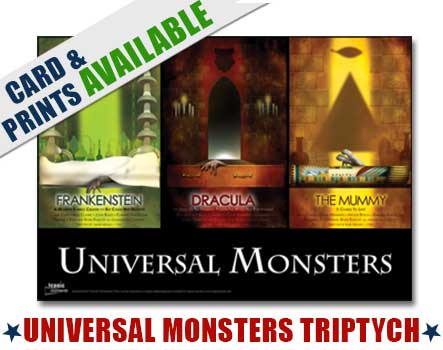 Universal Monsters Triptych 