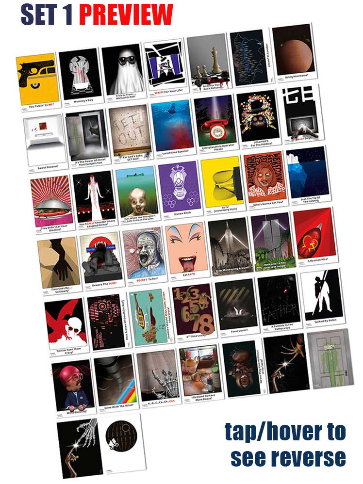 Set 1 card Fronts