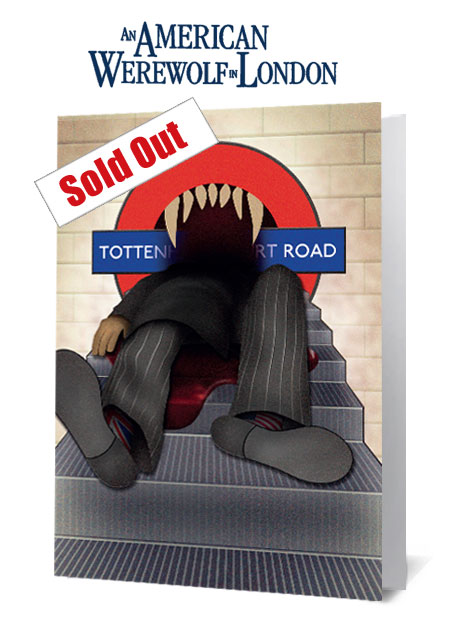 An American Werewolf In London Notecard £3.99