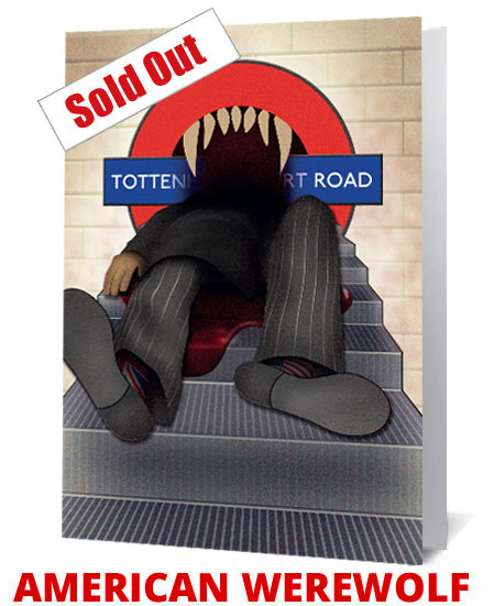 An American Werewolf In London Notecard £3.99