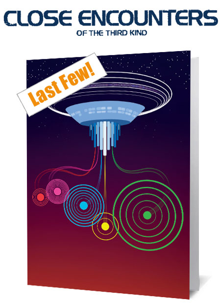 Close Encounters Of The Third Kind Notecard £3.99