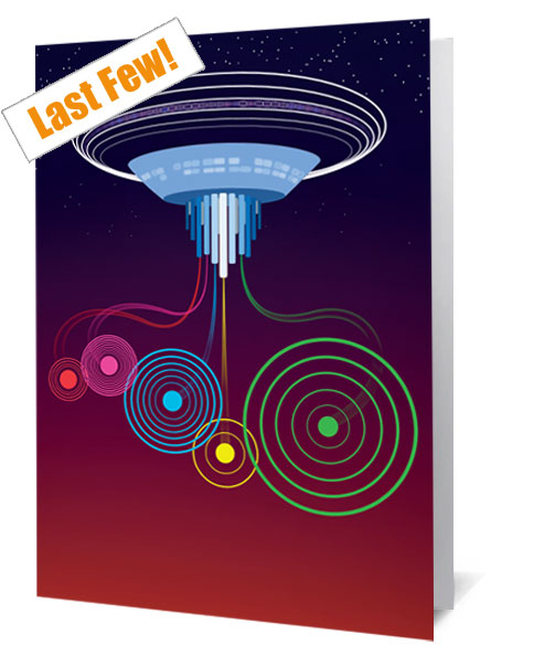 Close Encounters Of The Third Kind Notecard - £3.99