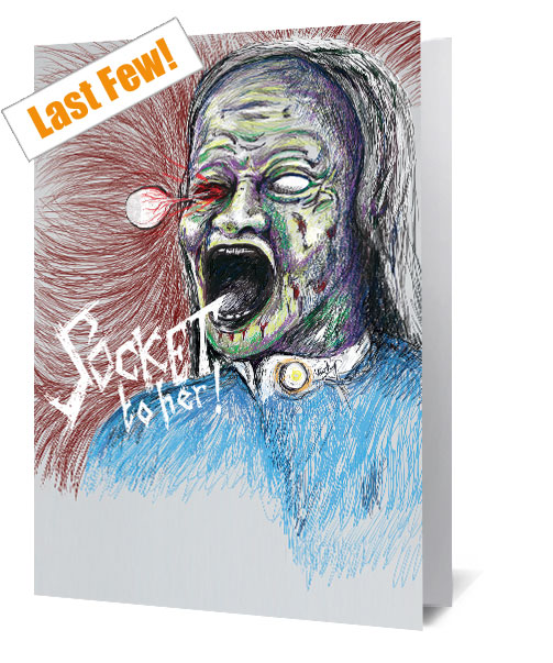 Evil Dead 2 - Socket To Her Notecard - £3.99