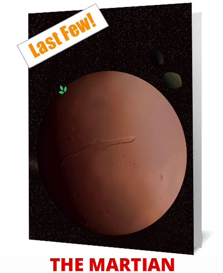 The Martian Notecard £3.99