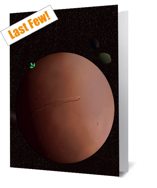 The Martian Notecard - £3.99