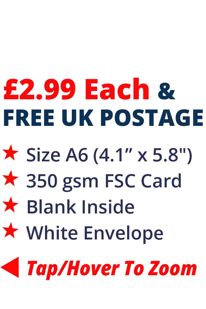 A6 Size Notecard Price £2.99