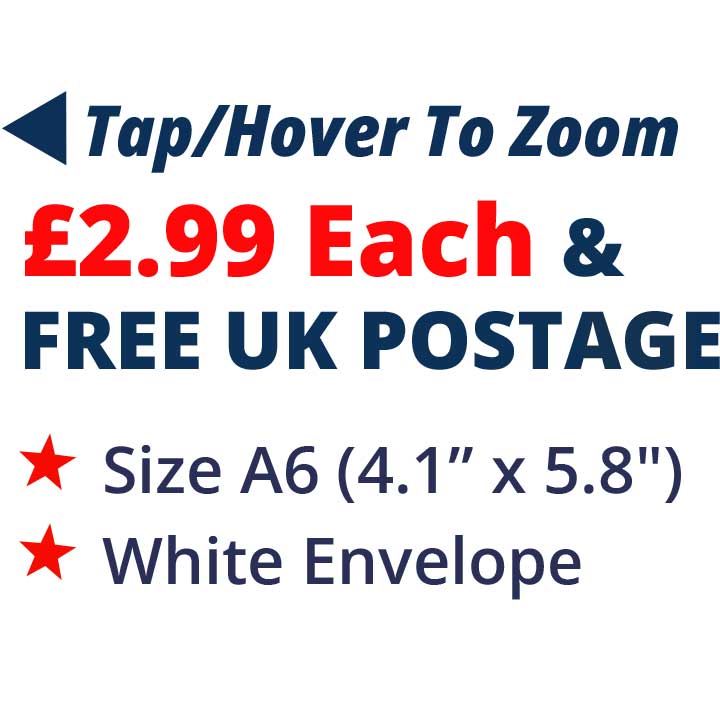 A6 Size Notecard Price £2.99
