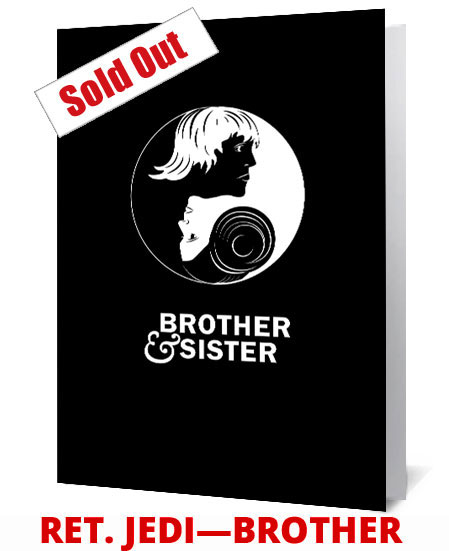 Return Of The Jedi (Brother) Notecard £3.99
