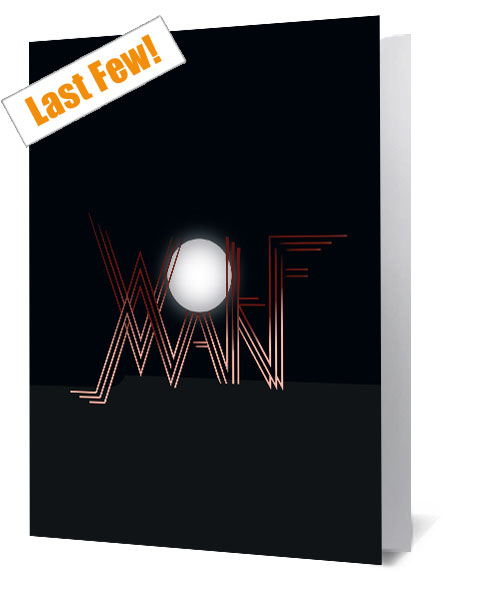 The Wolfman Notecard - £3.99