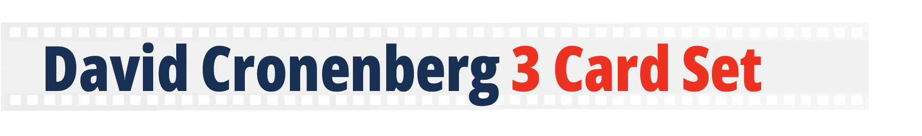 David Cronenberg 3 Card Set