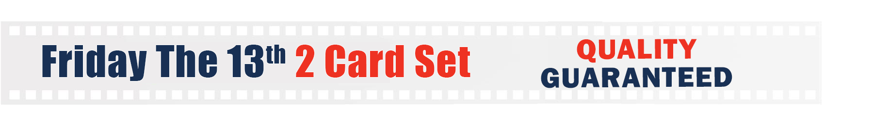 Friday The 13th Card Set