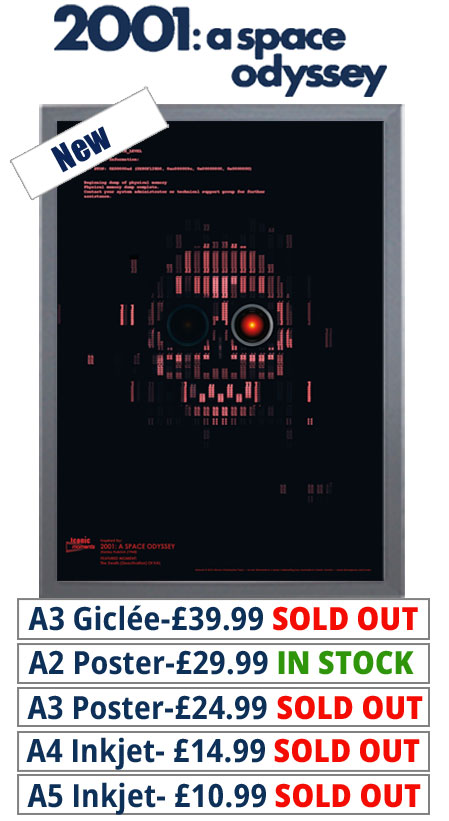 2001 A Space Odyssey Prints & Posters From £10.99