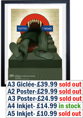 An American Werewolf In London Print