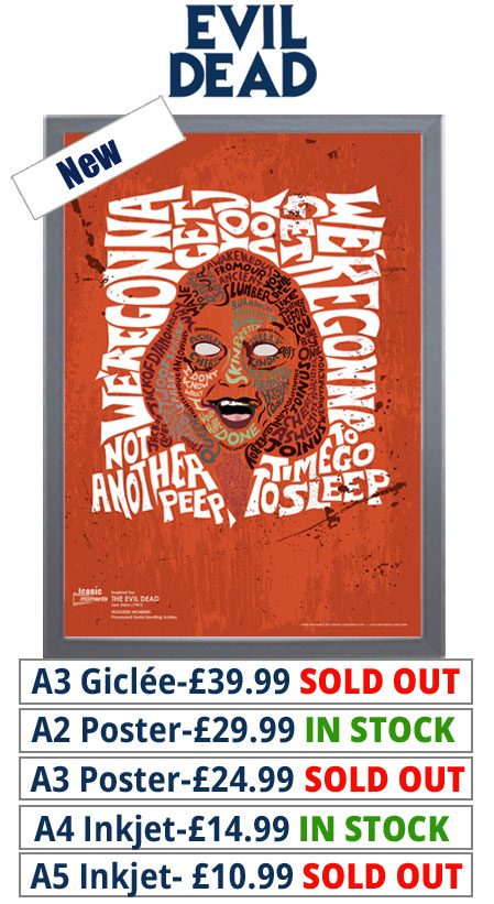 Evil Dead Prints & Posters From £10.99