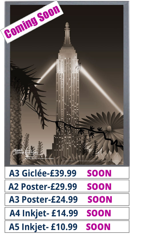 King Kong 1933 Print - Price From £10.99