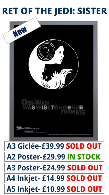 Return Of The Jedi Sister Prints From £10.99