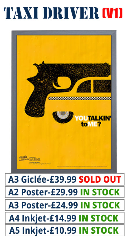 Taxi Driver V1 Prints & Posters From £10.99