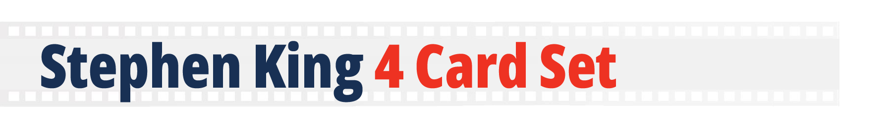 Stephen King 4 Card Set