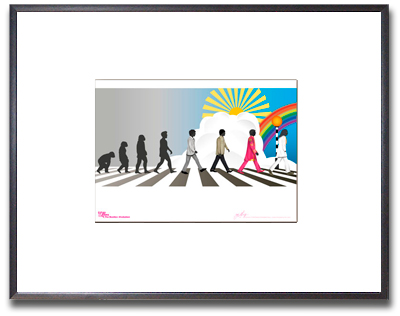 The Beatles Evolution Print