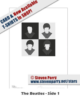 Stars & Icons series The Beatles Side One-copyright 2018 Steven Christopher Parry not for commercial use www.stevenparry.net/iands.html