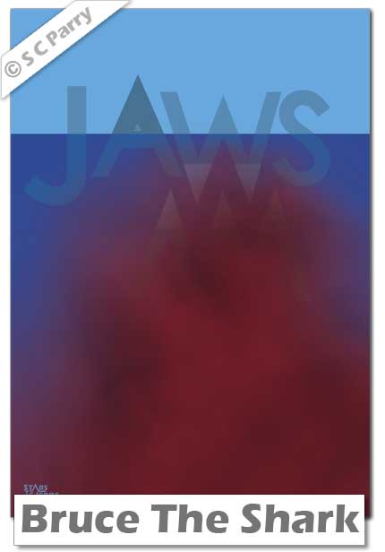 Bruce The Great White Shark Print