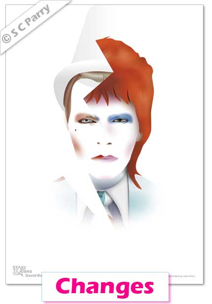 David Bowie Changes Print