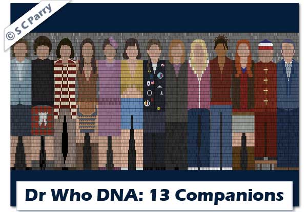 Dr Who DNA 13 Companions Print