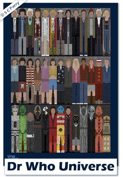 Dr Who Universe Print