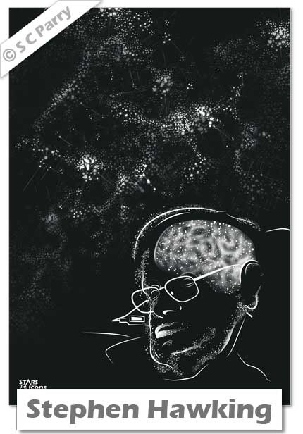 Prof. Stephen Hawking Print