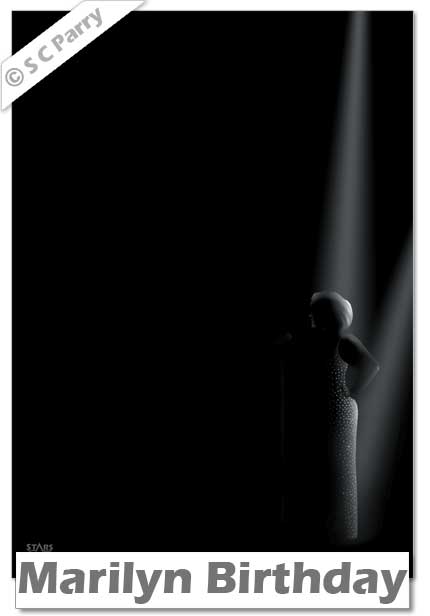 Marilyn Monroe Happy Birthday Print