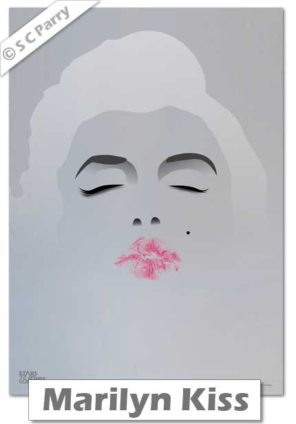 Marilyn Kiss Print