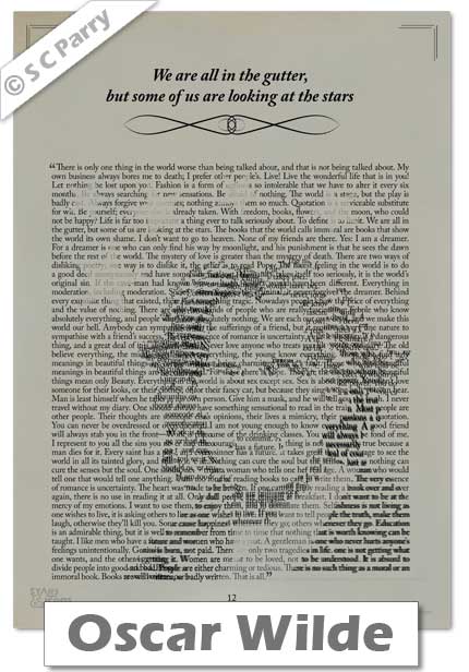 Oscar Wilde Print