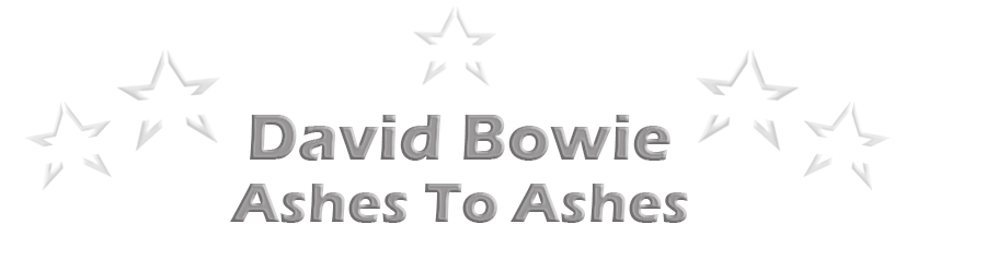 David Bowie Ashes