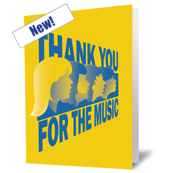 ABBA - Thakyou For The Music Card