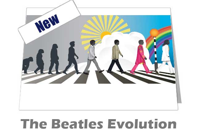 The Beatles Evolution Notecard £3.99