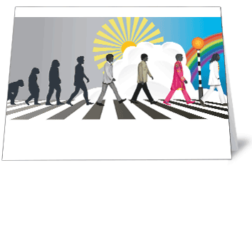 The Beatles - Evolution Card