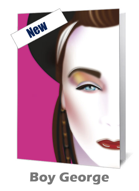 Boy George Notecard £3.99