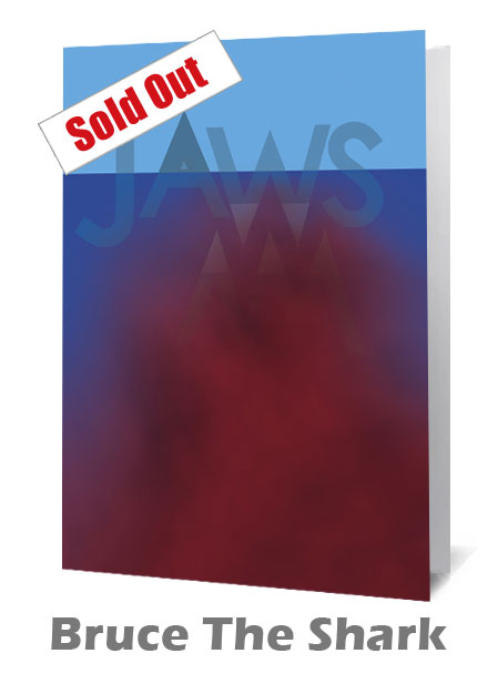 Bruce The Great White Shark Notecard £3.99