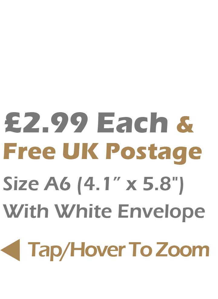 A6 Size Notecard Price £2.99