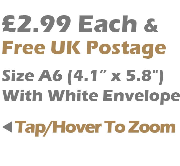 A6 Size Notecard Price £2.99
