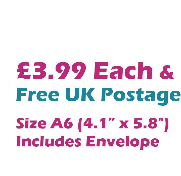 A6 Size Notecard Price £3.99