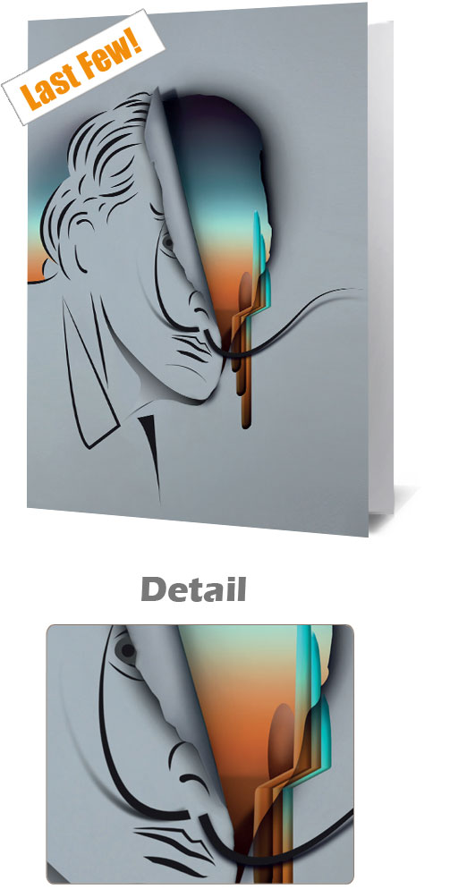 Salvador Dali Notecard £3.99