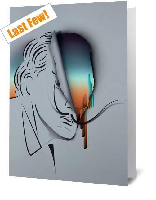 Salvador Dali Notecard £3.99