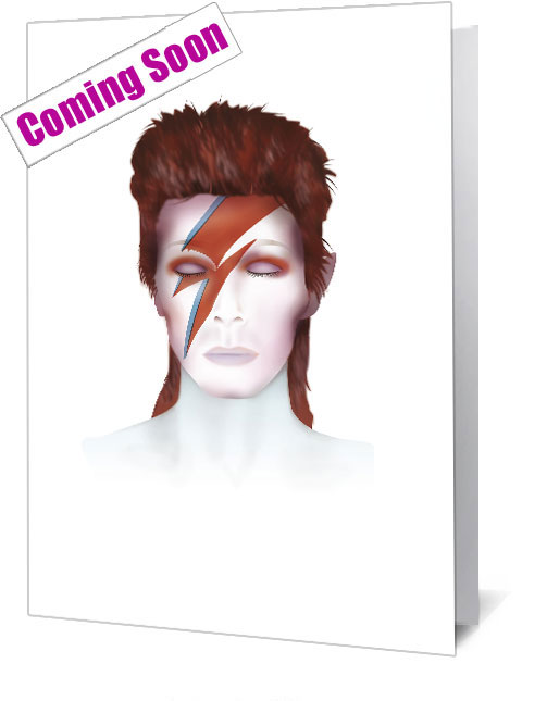 David Bowie Alladin Sane Notecard £3.99