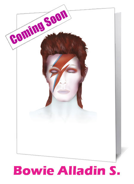 David Bowie Alladin Sane Notecard £3.99